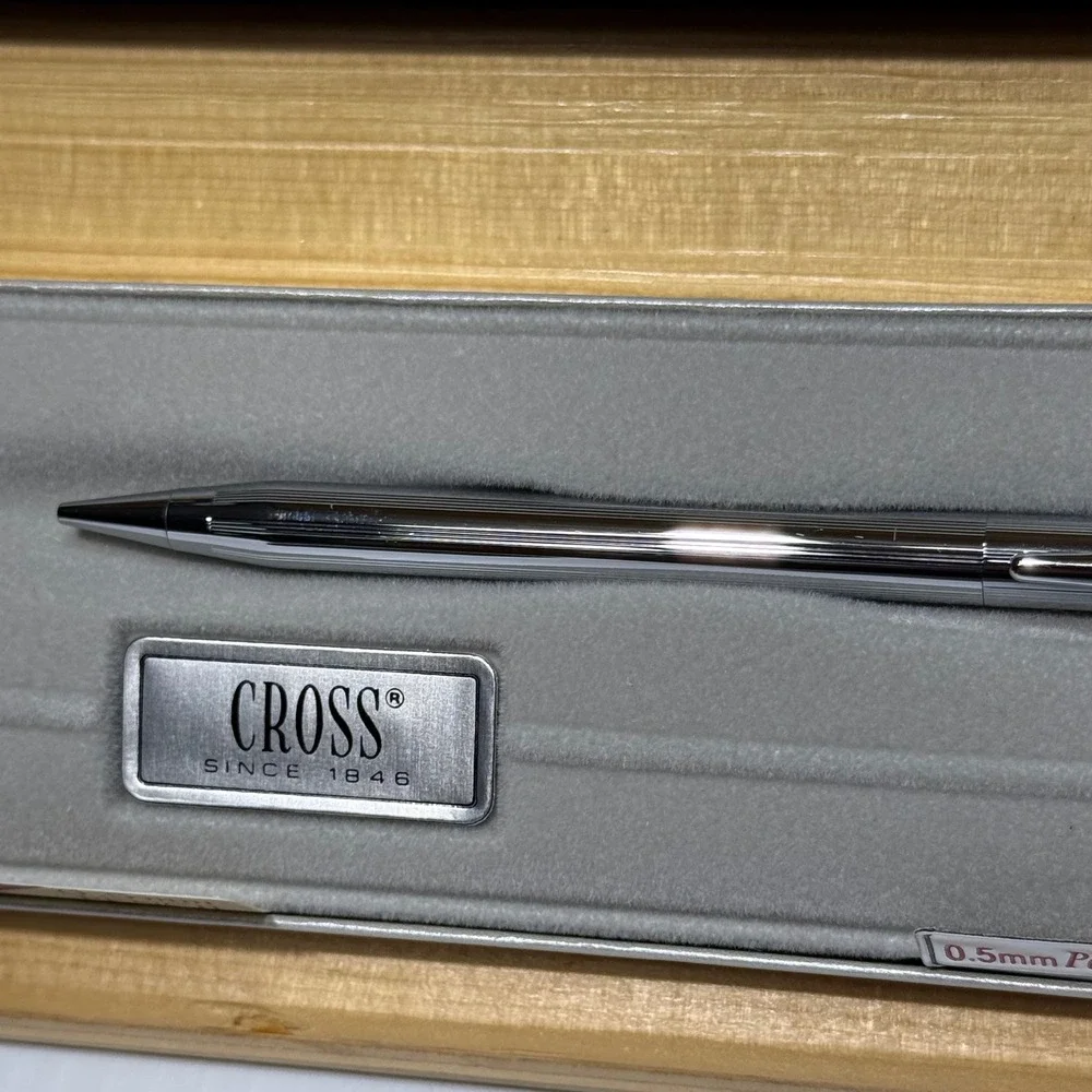 Cross Century Lustrous Chrome 0.5mm Mechanical Pencil 350305 with Box Vintage